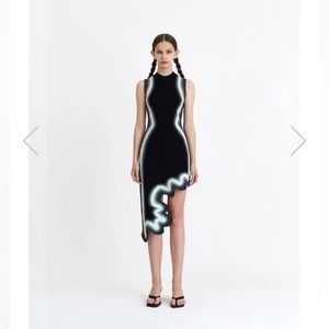 Authentic PH5 Brooklyn Wavy Assymetric Dress - Size M